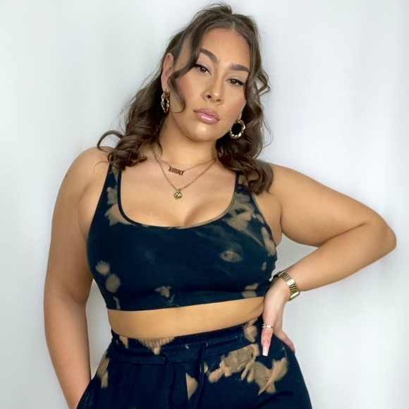 Manners London Lil' Crop in Acid Wash - Picture 3 of 3